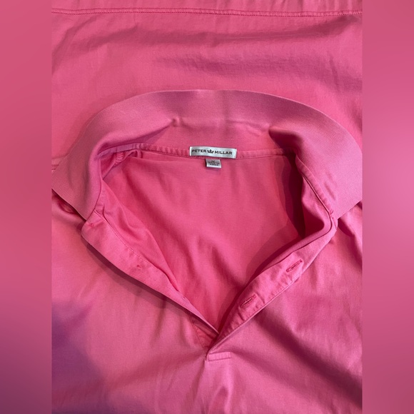 Peter Millar Men’s Pink Polo size Medium - Picture 7 of 11